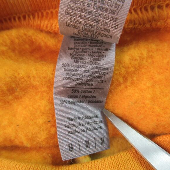 Gildan Sweatshirt Women Medium Yellow Fleece Sunflower Granola Girl Flower Child - Picture 6 of 8